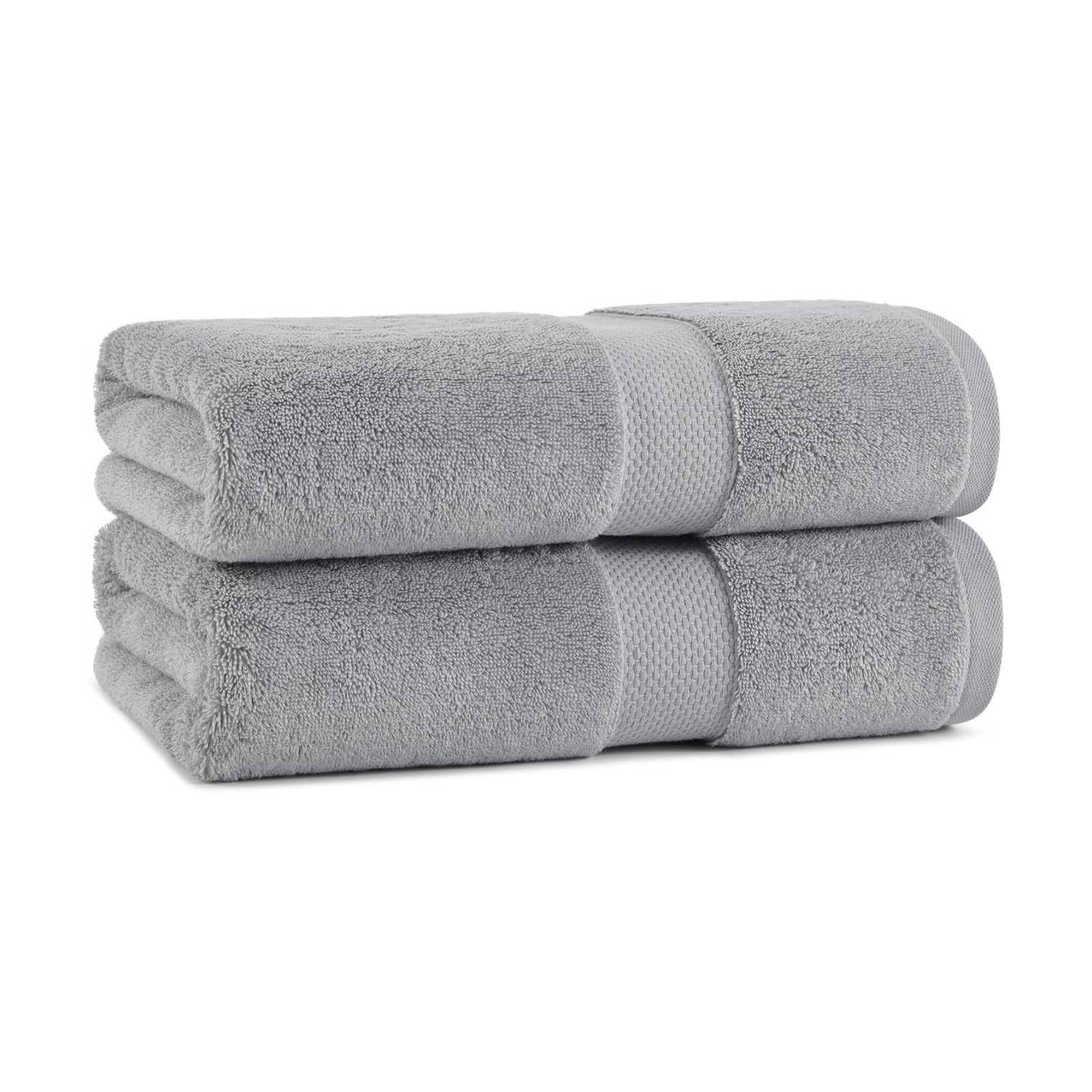 Aston & Arden Luxury Egyptian Cotton Bath Towels, Pack of 2, 600 GSM Plush Soft Absorbent Bathroom Towels for Spa or