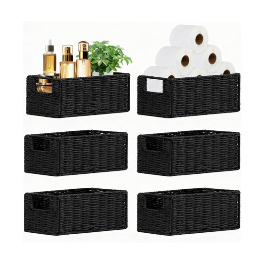 Small Wicker Baskets / Black