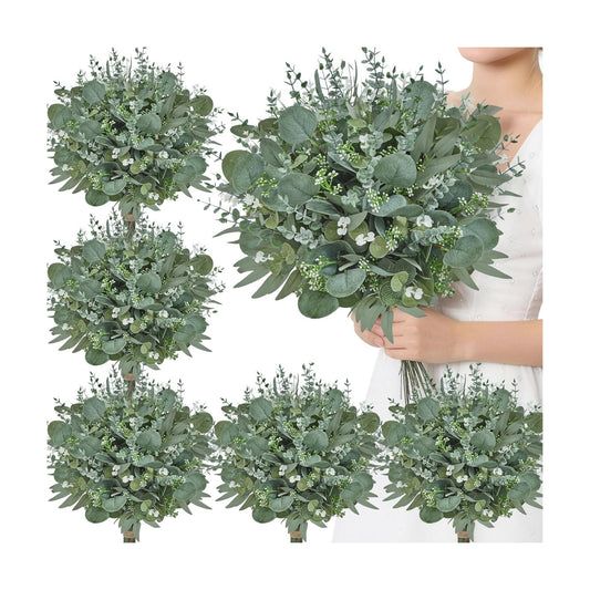 Artificial Greenery Stems / Attractive Forest Green / Set of 100