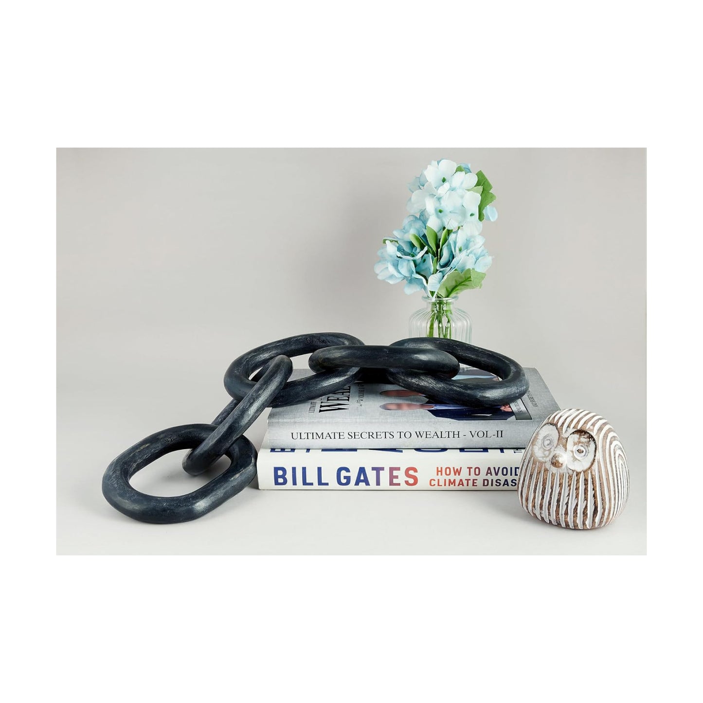 Rustic Link Decorative Object Large Wooden Chain