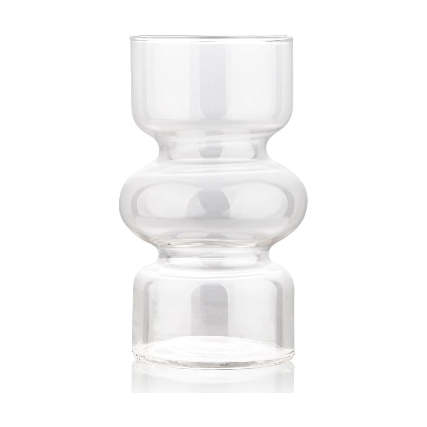 Glass Hydroponic Vase / Clear / 7 Inch