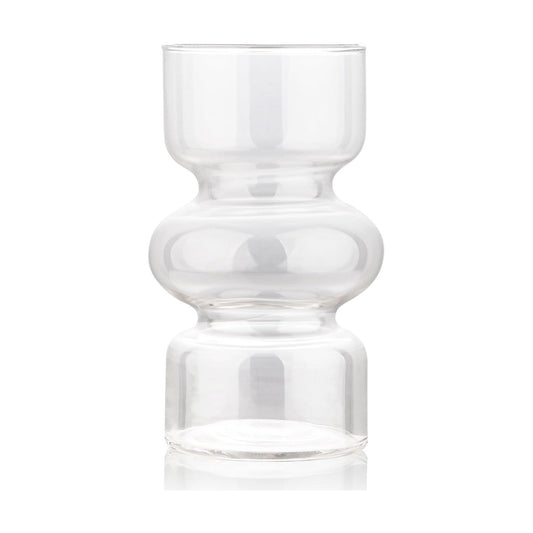 Glass Hydroponic Vase / Clear / 7 Inch