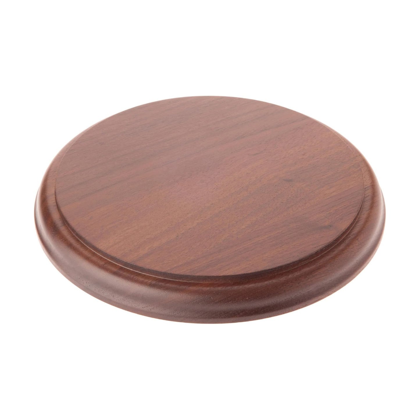 Solid Walnut Round Wood Display Base