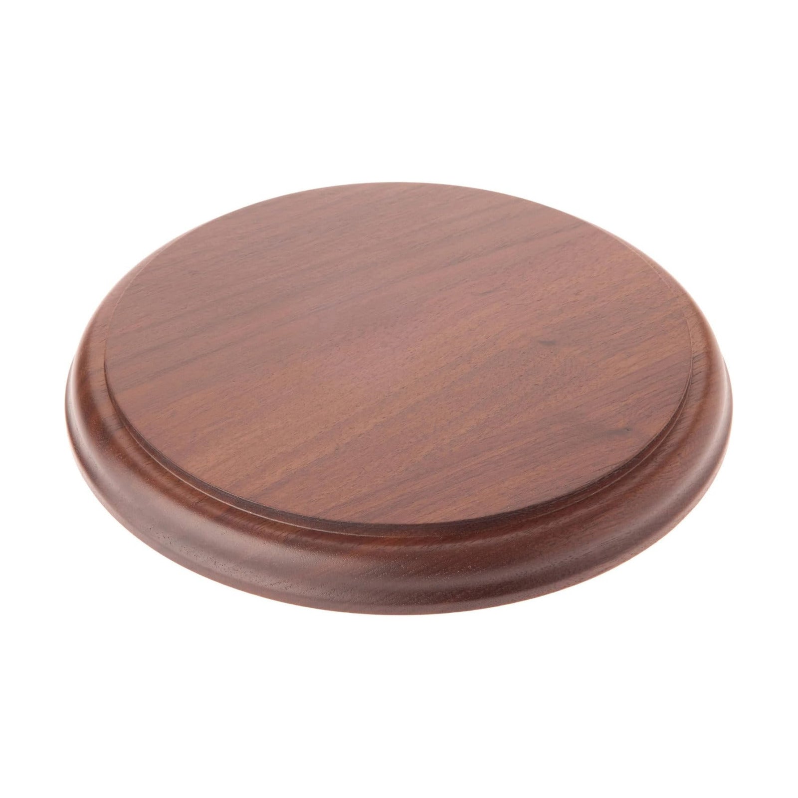 Solid Walnut Round Wood Display Base
