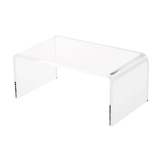 Acrylic Rectangular Display Riser / 3 x 7 x 4 / Clear