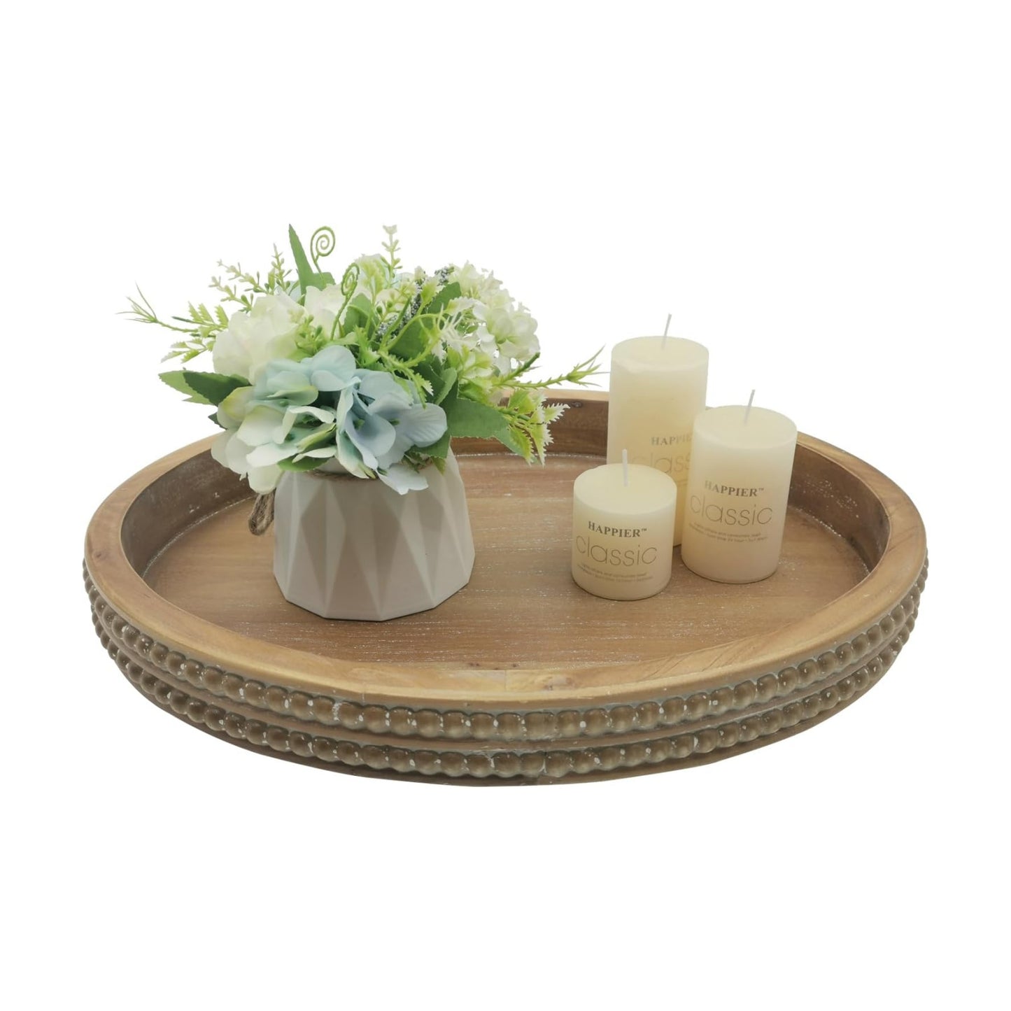 Oval Wooden Tray / Brown
