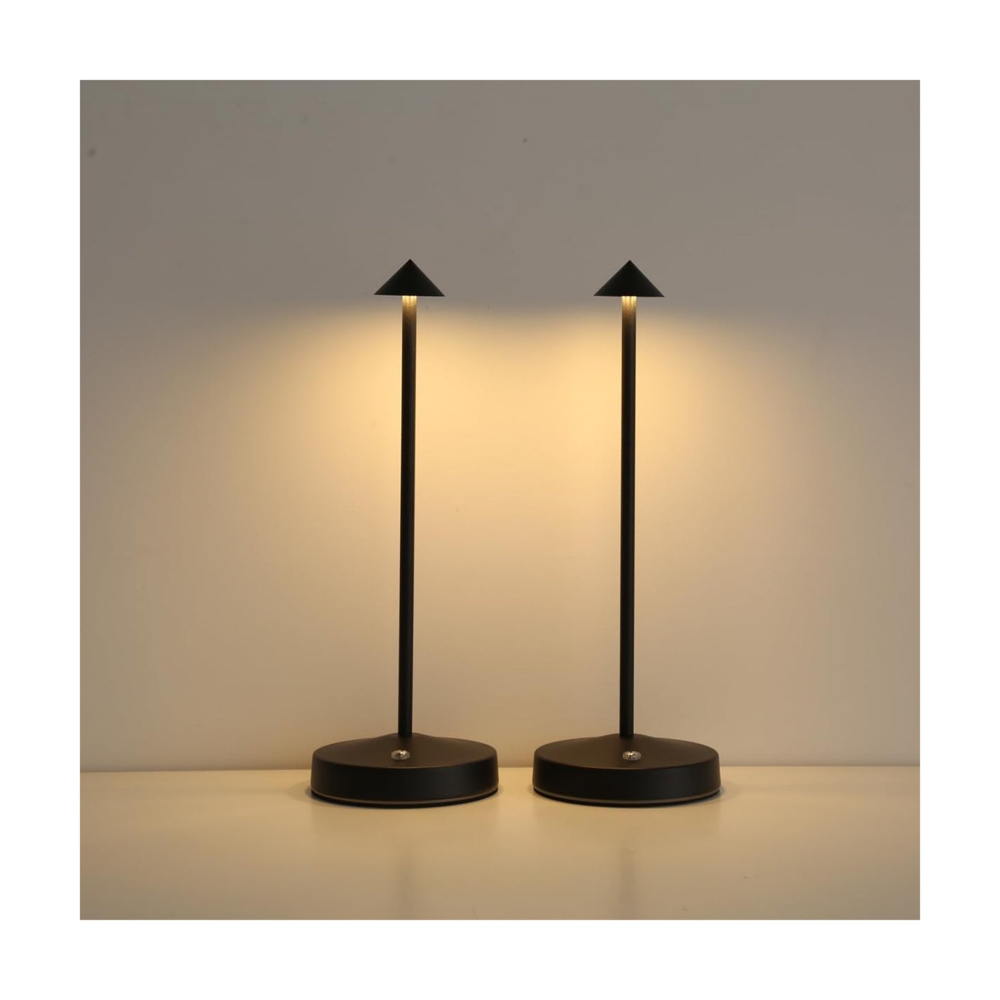 Rechargeable Cordless Table Lamp,3000mAh Battery Operated Table lamp,Portable LED Touch 2 Levels Brightness Dimmable