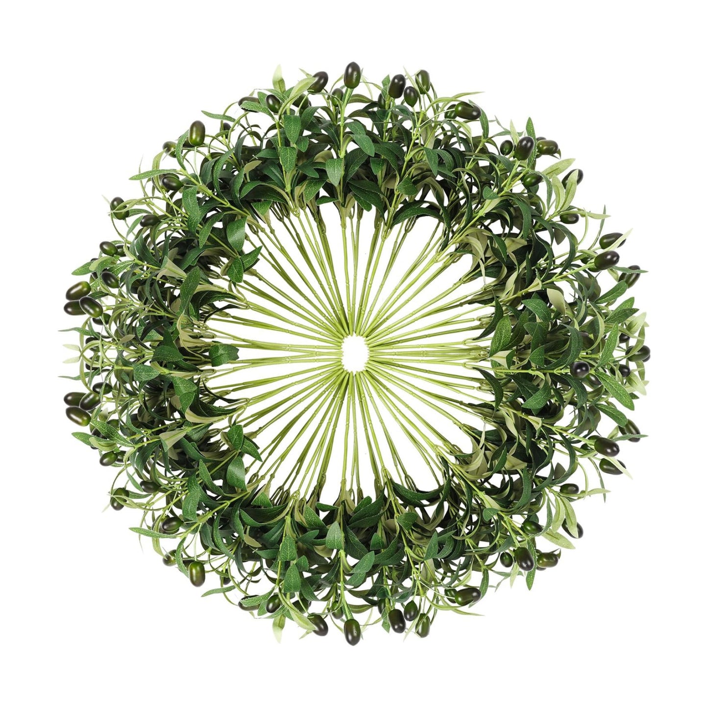 Faux Olive Leaves Stems 10" Tall Artificial Plants Olive Tree Branches for Small / 10in / Set of 50