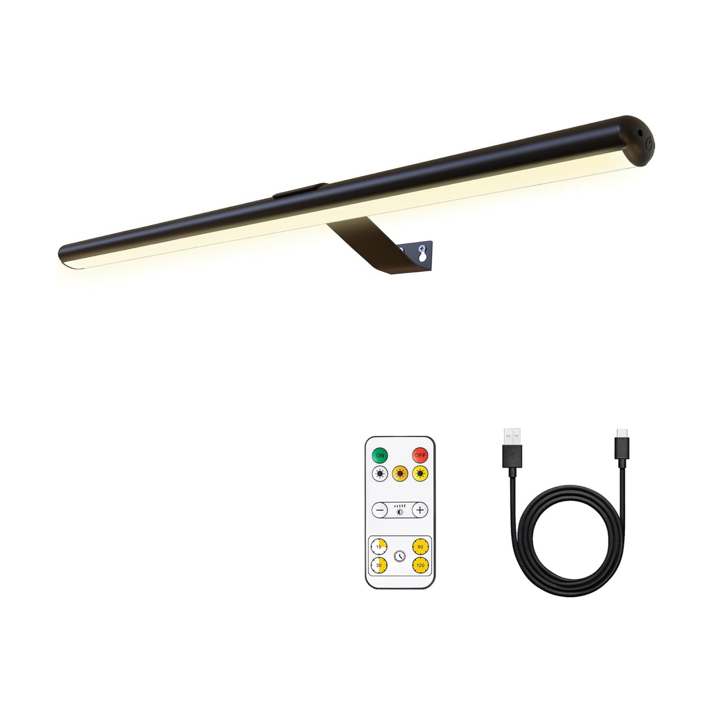 22'' Metal Art LED Display Light with 400LM, 3 Colors, Dimmable, Timer-OFF for Painting, Dartboard
