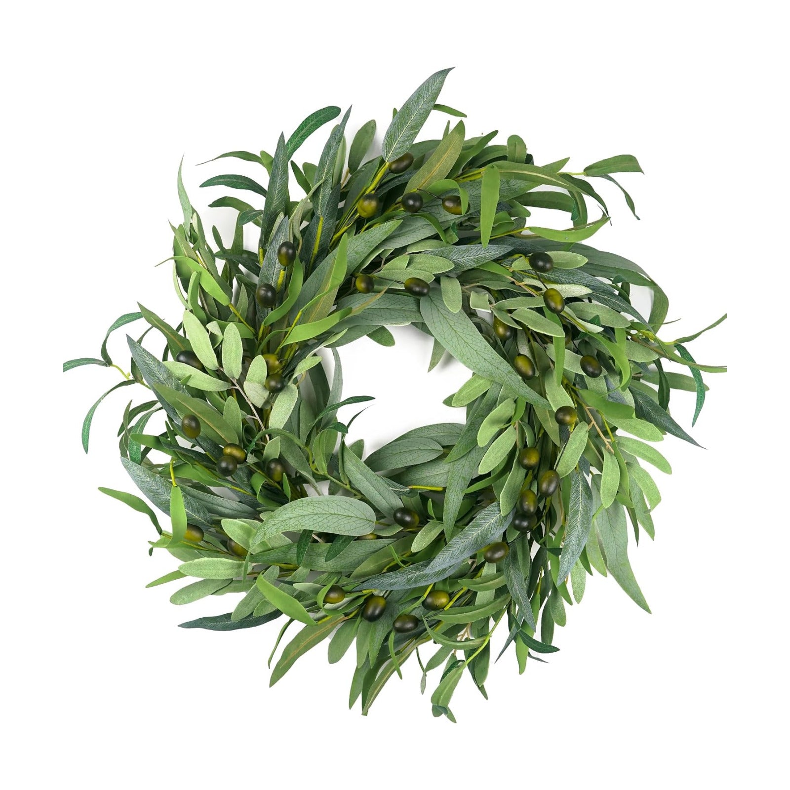 Olive Leaf Fruit / Olive-green / 22 Inch