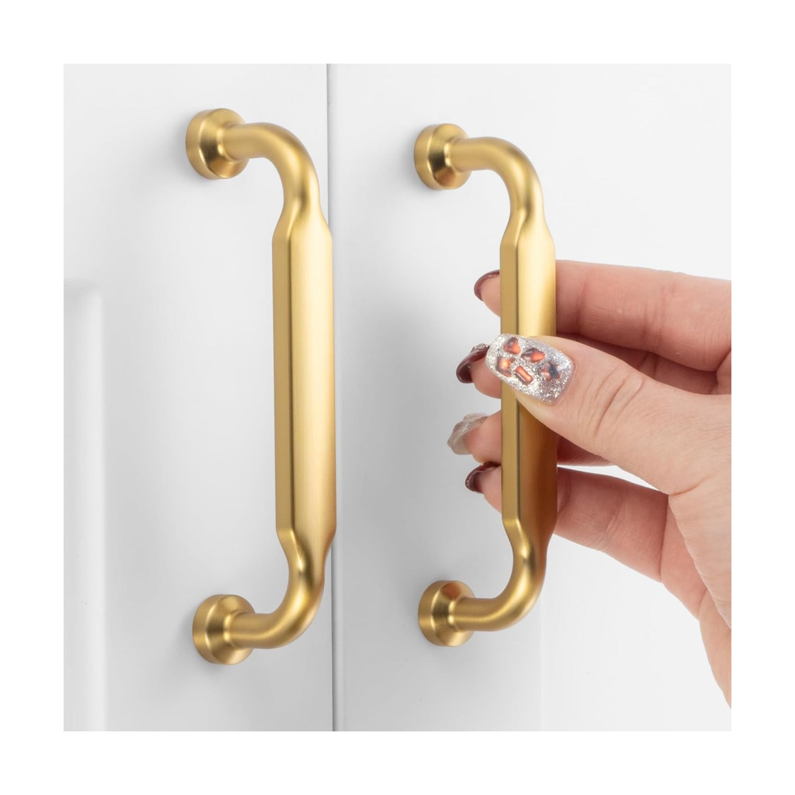 3-3/ Hole Centers / 3-3/4" Hole Centers / Classic / Brushed Gold / 4 Inch