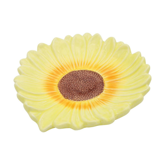 Self Draining Soap Dish Inspired by Daisy Flower Ceramic Waterfall Soap Dish Soap Savers / Yellow