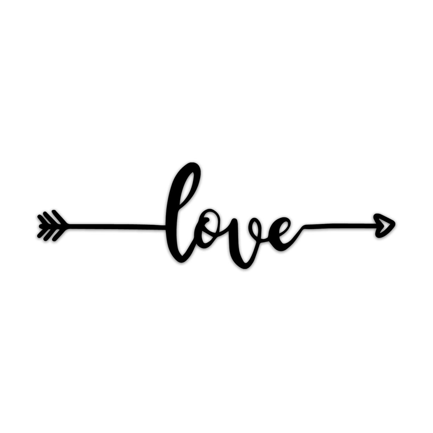 Inspirational Wall Decals / 22 x 6.5 / Love Arrow