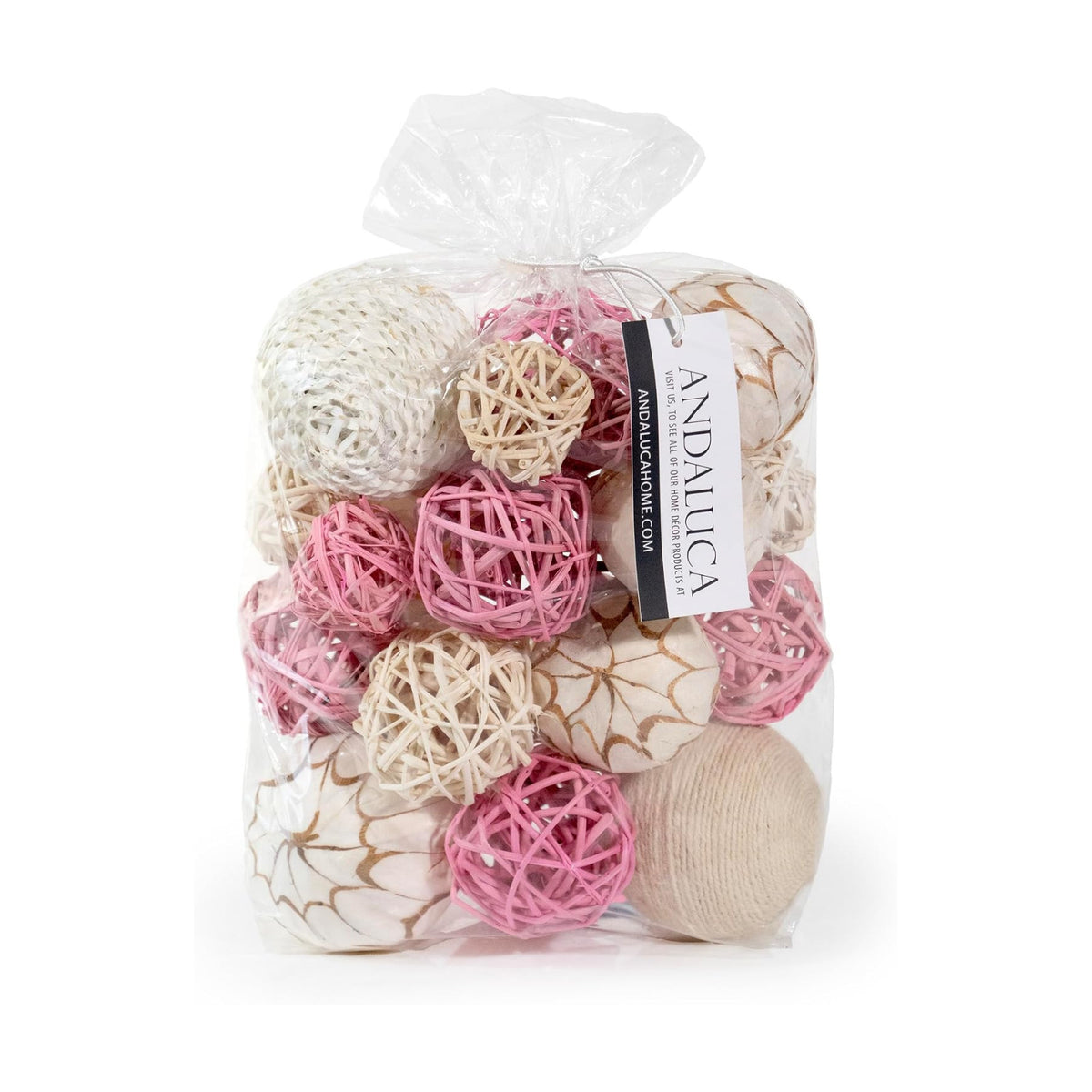 ANDALUCA Decorative Balls Orbs Bag (Pink)