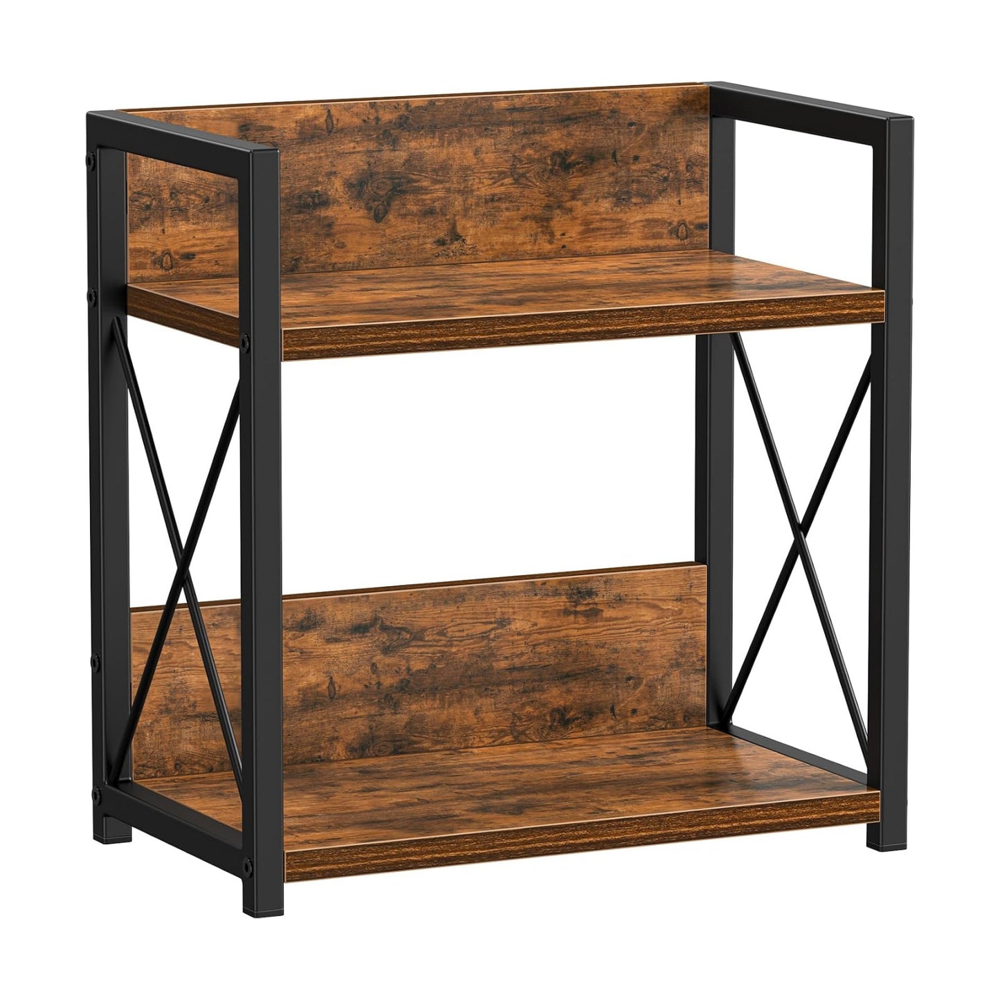 Giikin Kitchen Countertop Organizer, 2 Tier Spice Rack Organizer for Pantry, Kitchen Counter Shelf Wood Coffee Station