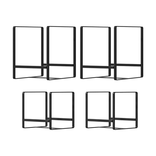 2 Large 2 Small Plate Organizers Holders Upright Cabinet Dish Drying Racks Metal Plate Dish Organizers Racks Stands for