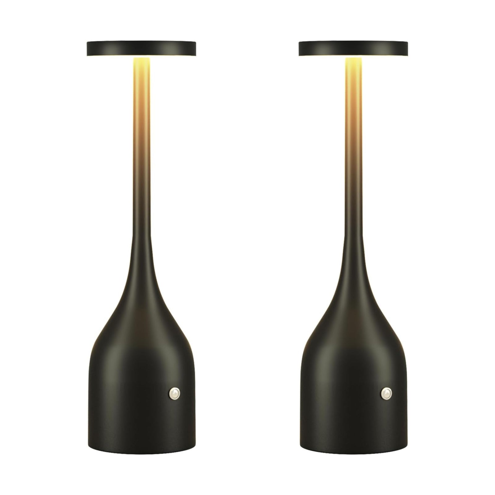 Yogaret 2 Pack Rechargeable Table Lamps Cordless,5000mAh Battery Operated LED Table Light for Outdoor Patio Restaurant