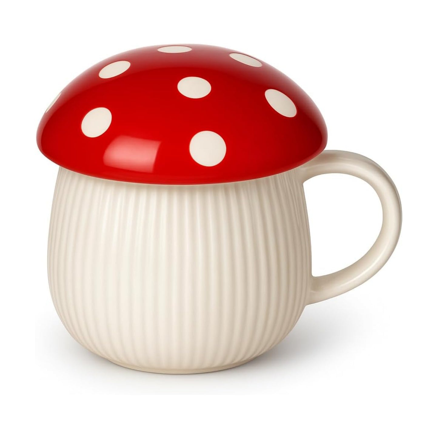 12oz Mushroom Shaped Ceramic Mug