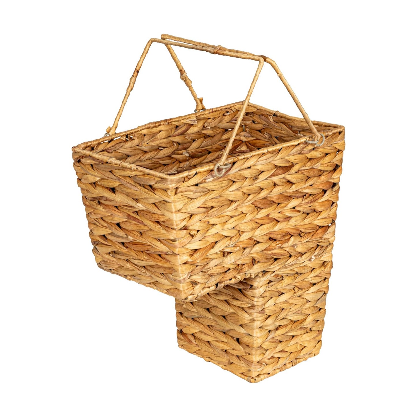 Wicker Stair Basket / Water Hyacinth