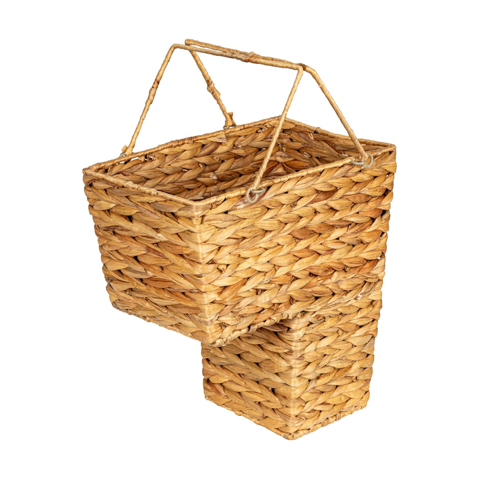 Wicker Stair Basket / Water Hyacinth