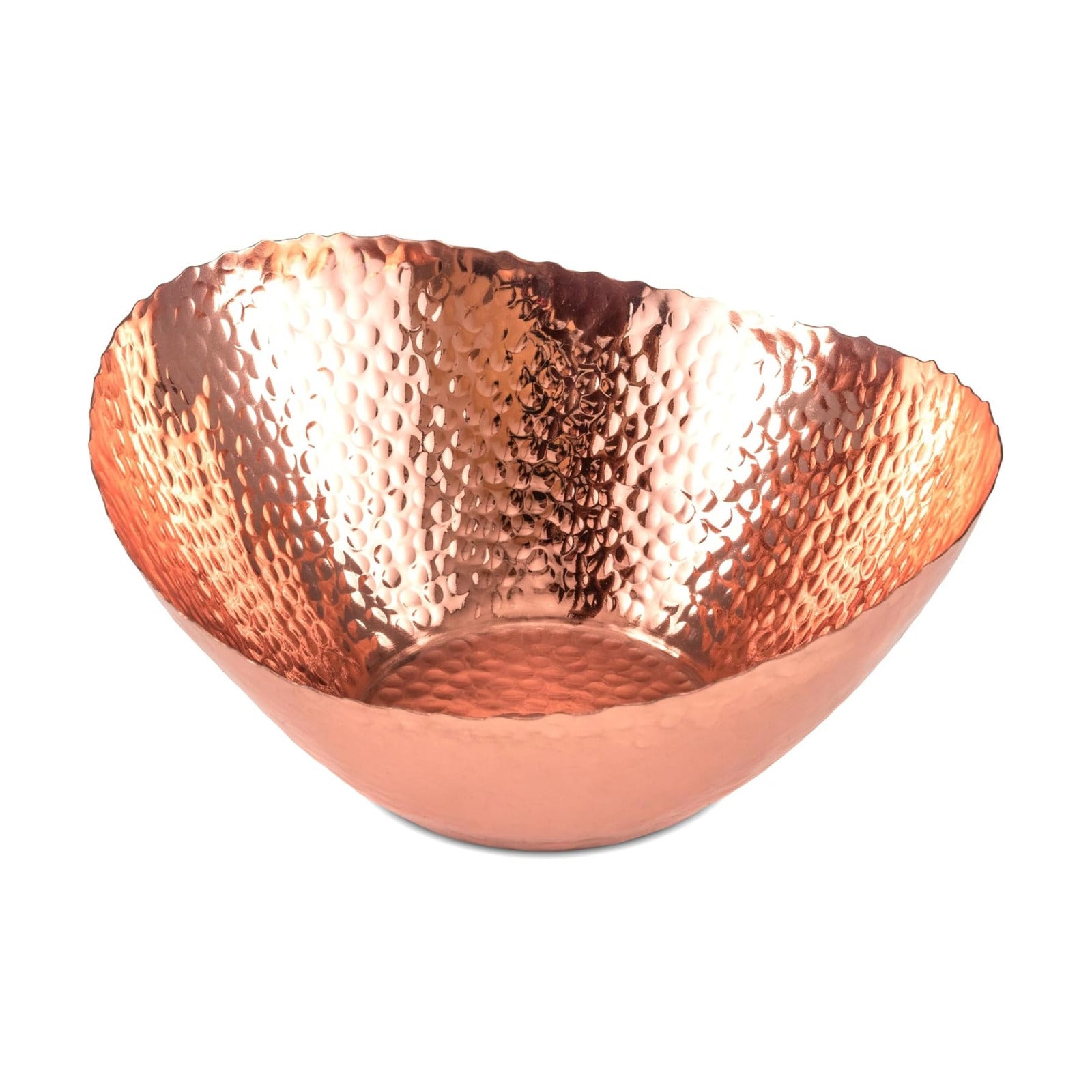 7.5- Copper Plated Hand Hammered Key Bowls for Entryway Table