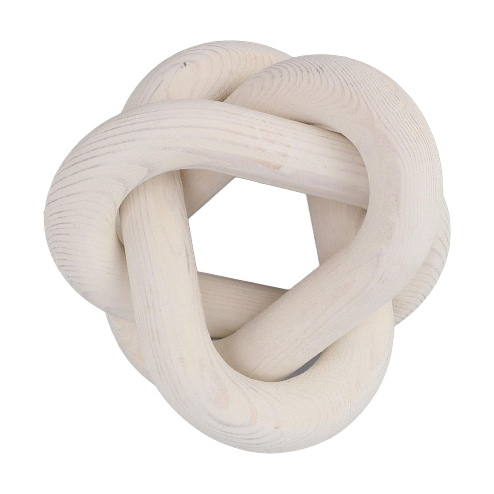 Wood Knot Decor / White