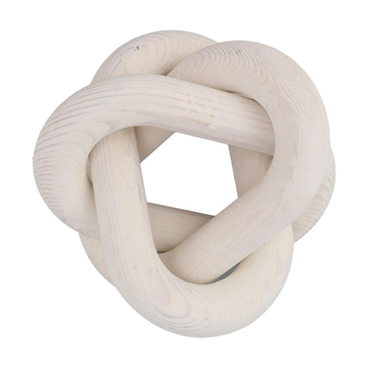 Wood Knot Decor / White