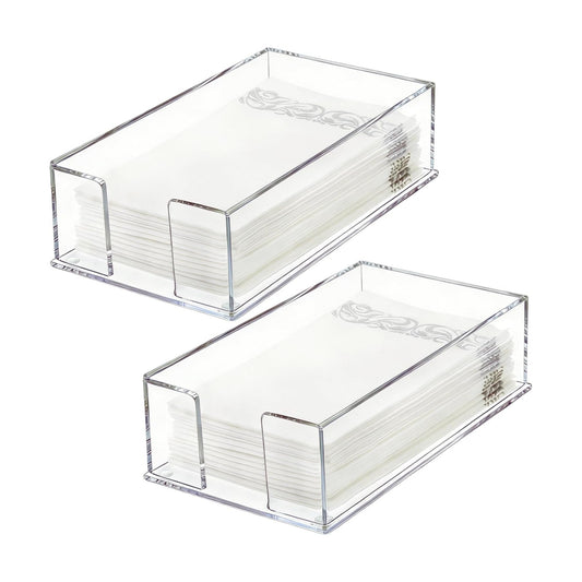 Acrylic Napkin Holder / Clear / Set of 2