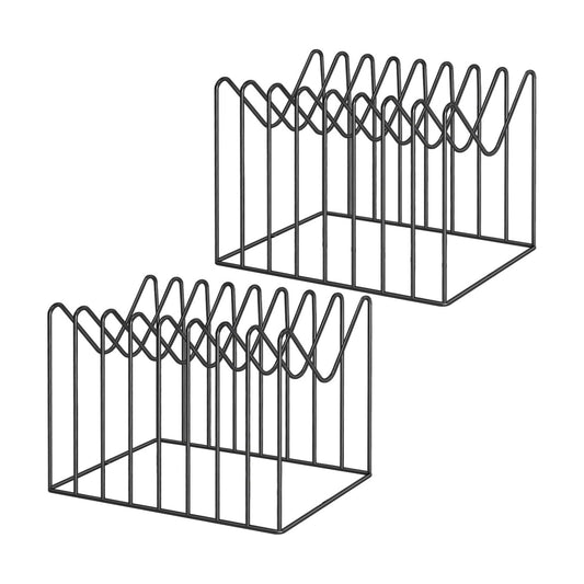 2 Sets File Organizer for Desk,File Sorter Organizer,File Folder Holder/Rack/Stand,Desktop Record/Clipboard Holder,8