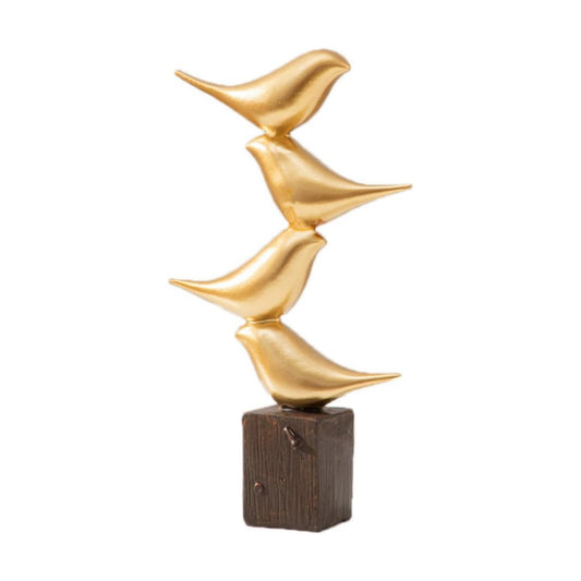 Gold Bird Statue Decorative Accessories / A51525 Gold