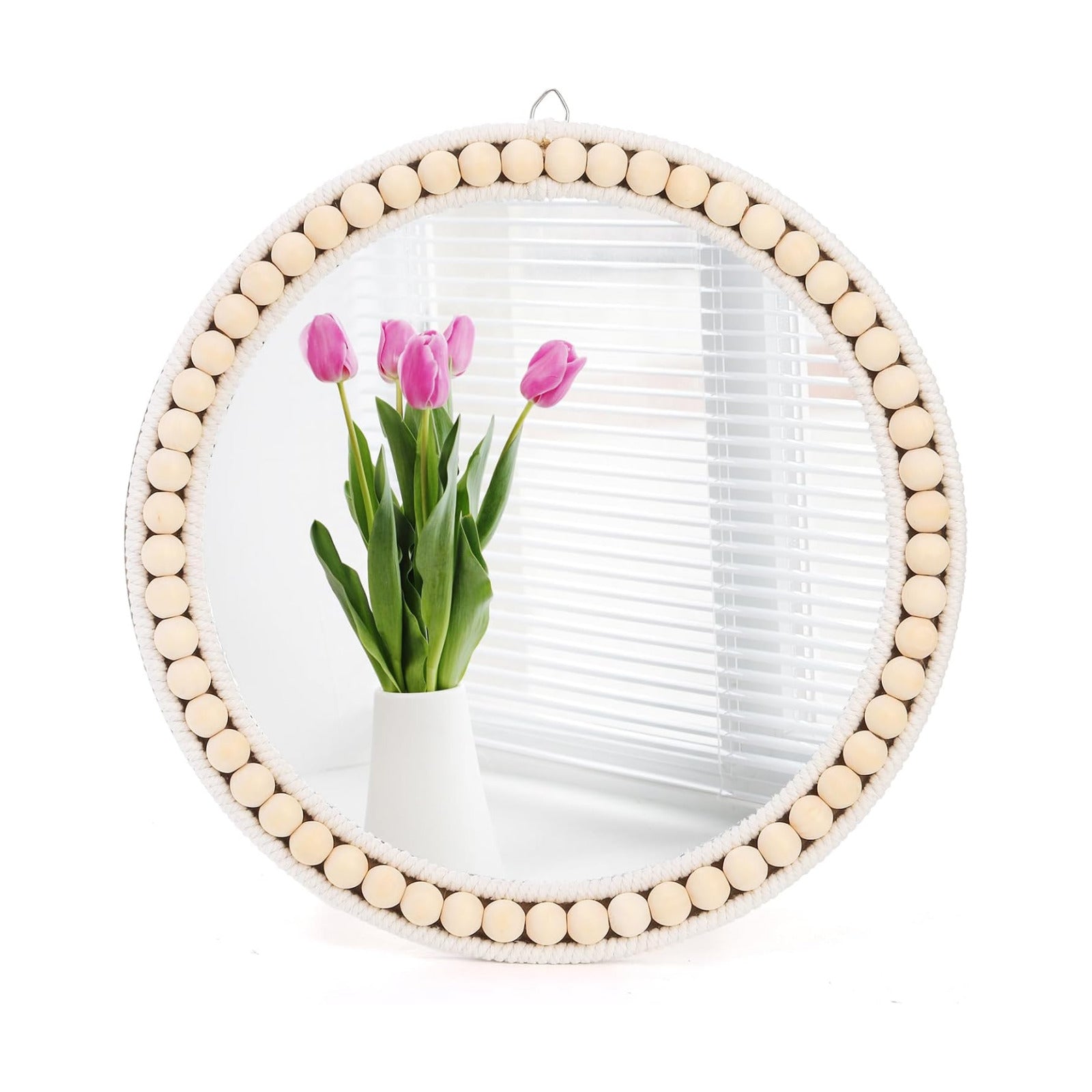 Boho Wall Mounted Mirror / 12 Inch