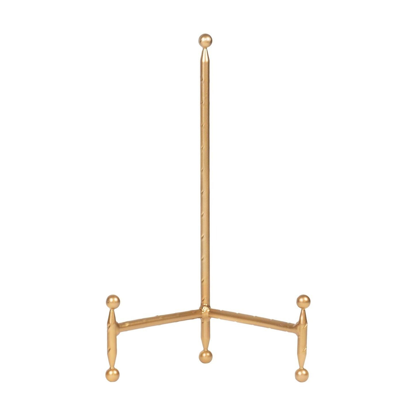 Decorative Tripod Plate Stand and Art Holder Easel in Finish / Height - 11.5 / Gold