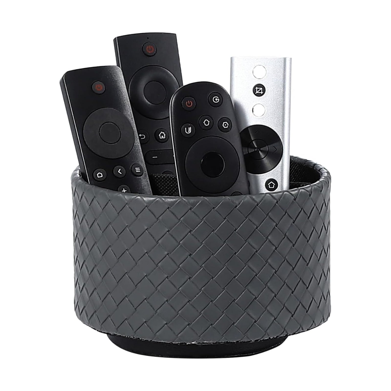 Rotating Remote Holder / Grey Small Grid