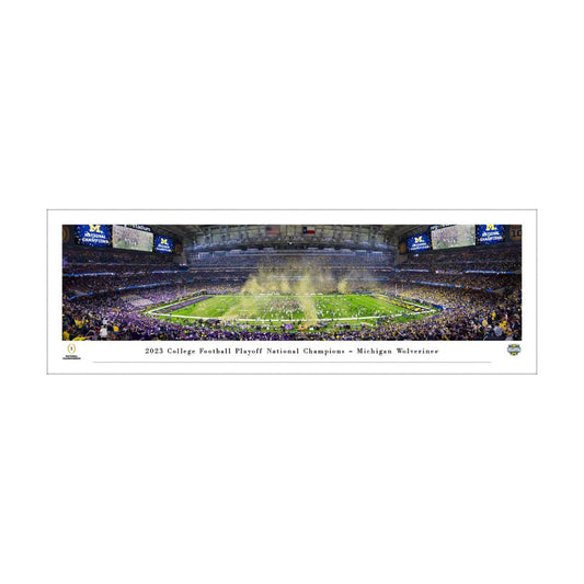 2023 CFP National Champions / Unframed Poster / 40 x 13.5