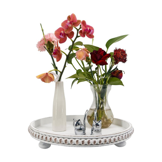 Rustic Serving Tray Risers / White / 12 Inch / Set of 12