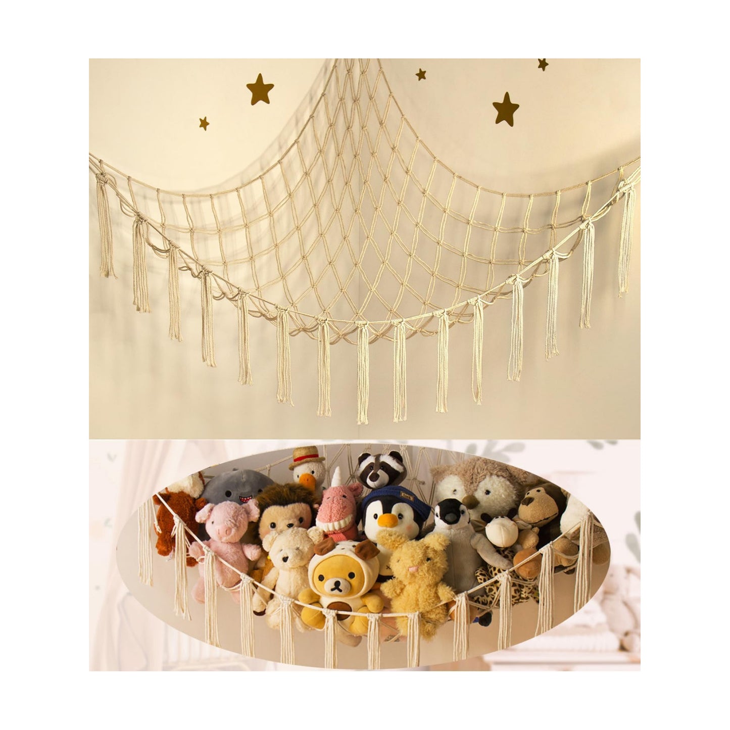 Hanging Stuff Animal / XL Large / Beige