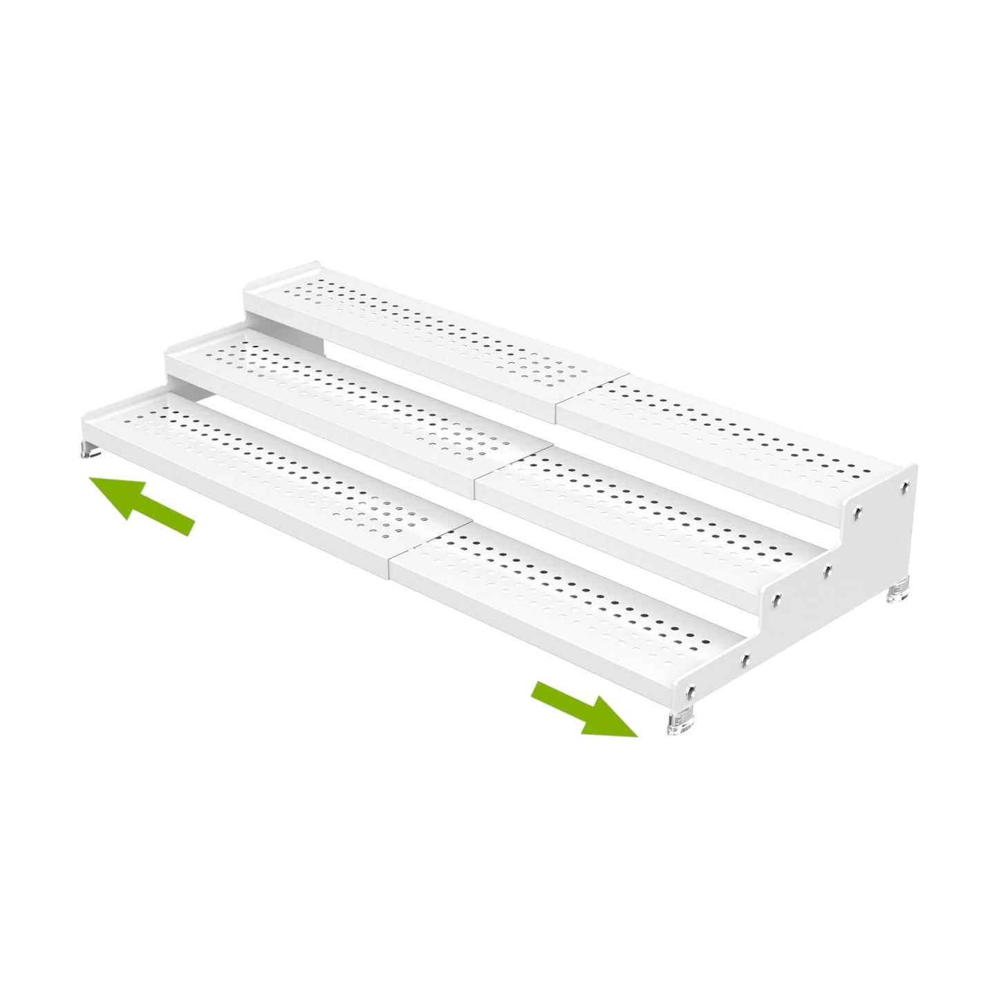 Jojocross Spice Rack Organizer for Cabinet, 3 Tier Expandable shelf, Great for Kitchen Cabinets, Cupboard,Pantry and
