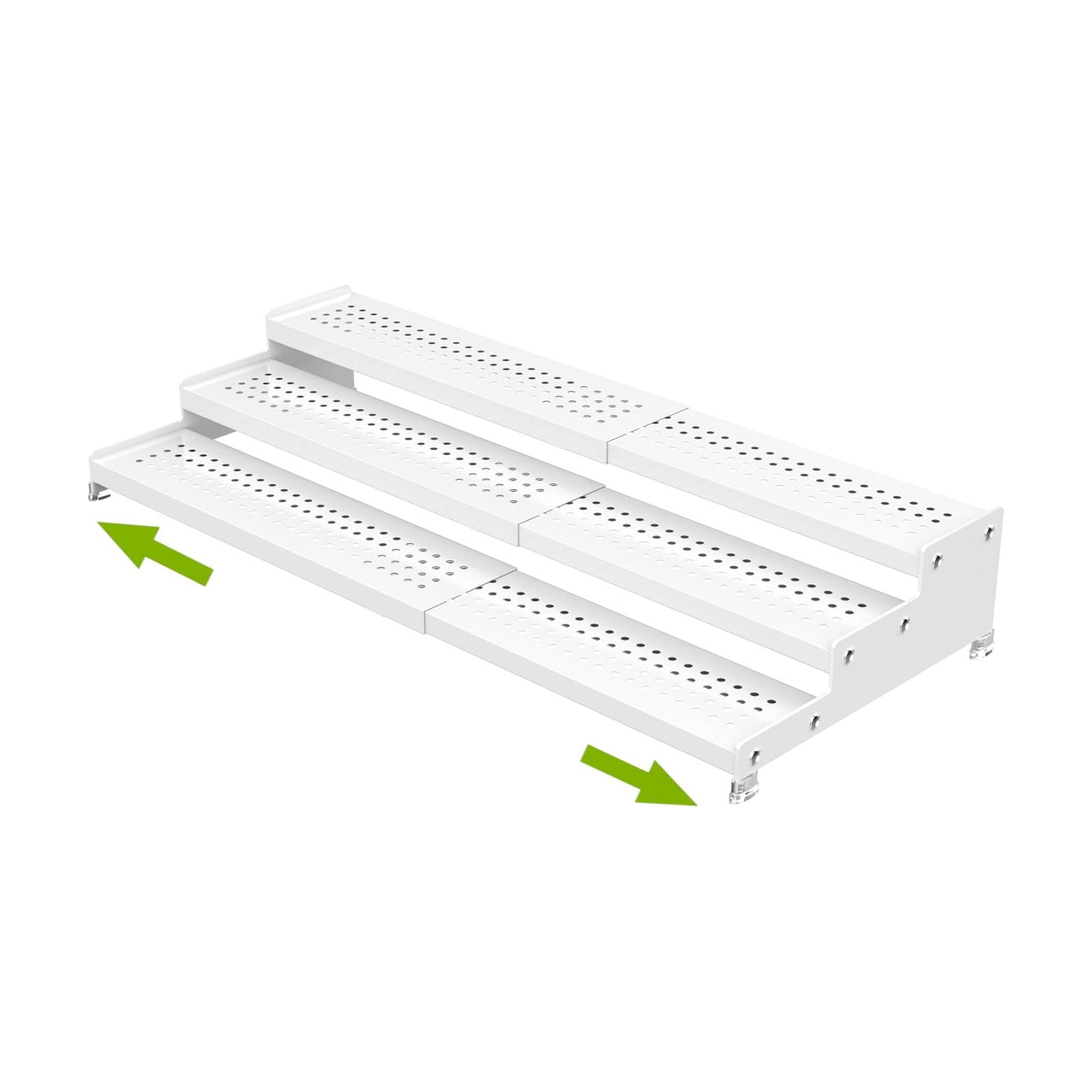 Jojocross Spice Rack Organizer for Cabinet, 3 Tier Expandable shelf, Great for Kitchen Cabinets, Cupboard,Pantry and