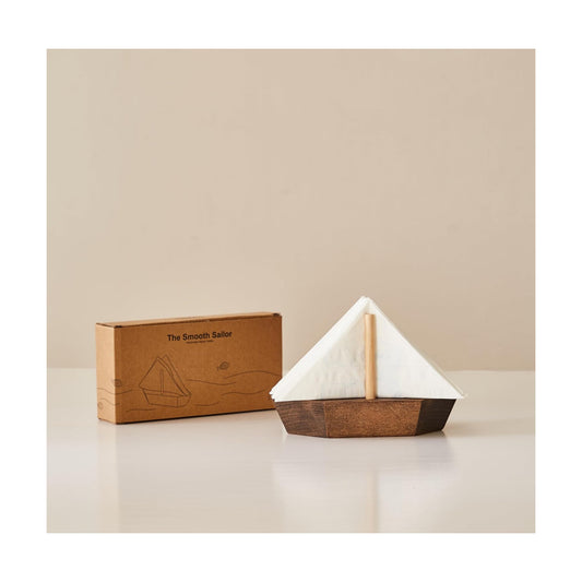 HMC Wooden Sailboat Napkin Holder