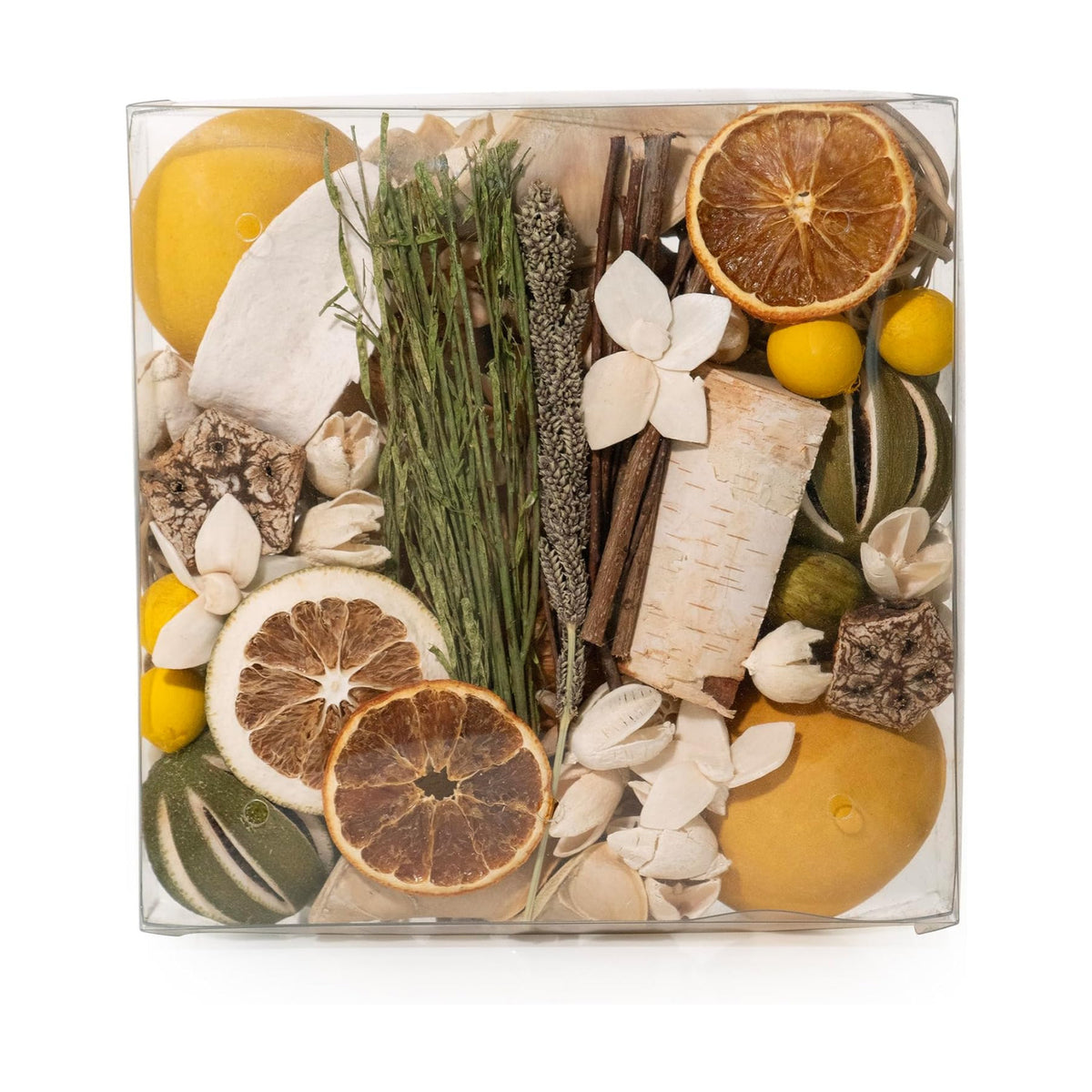 ANDALUCA Maison Box Fragrance Potpourri Decorative Vase & Bowl Filler Home Décor (Citrus Verbena)