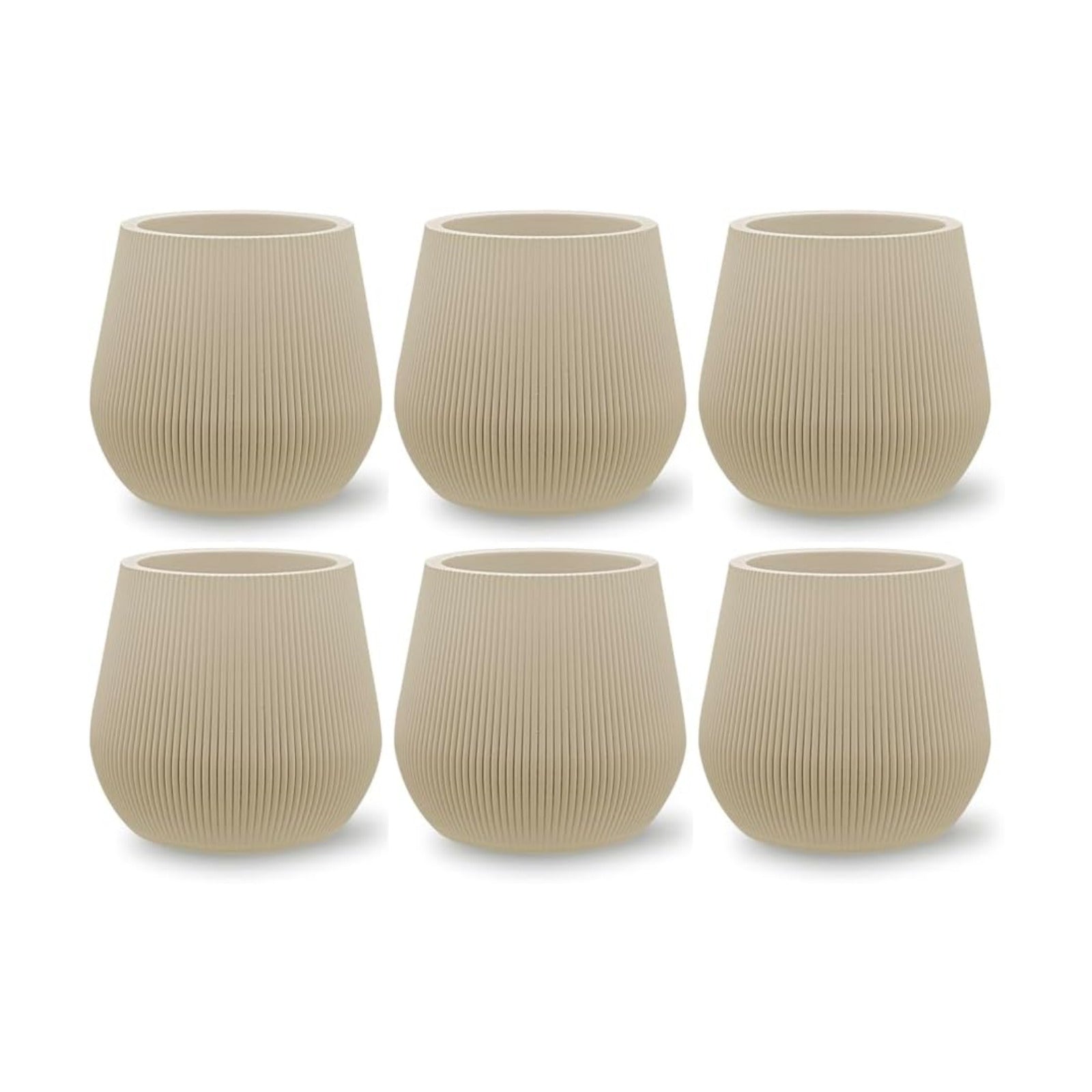 Small Boho Vase / Desert Tan / White