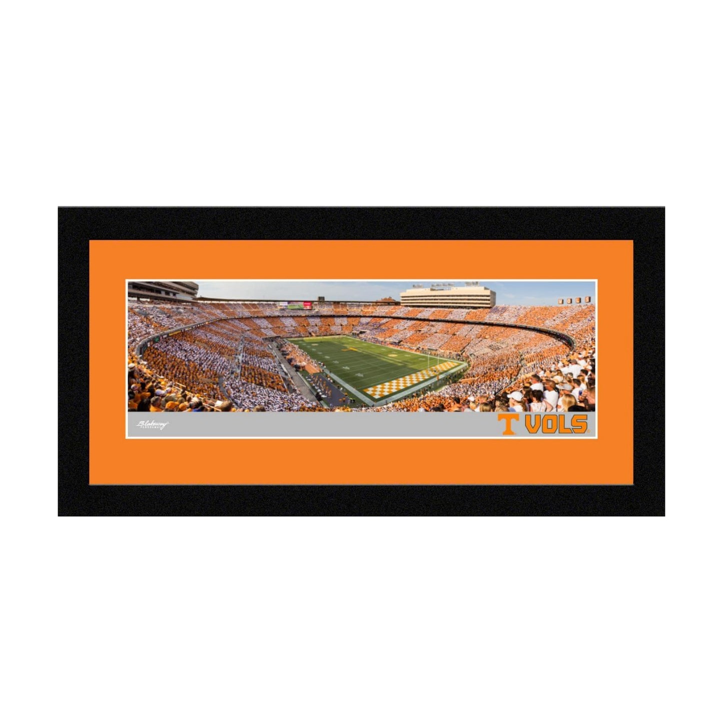 Framed Picture / Tennessee Football / 8 x 8 / 16 5/ 1/8-inches