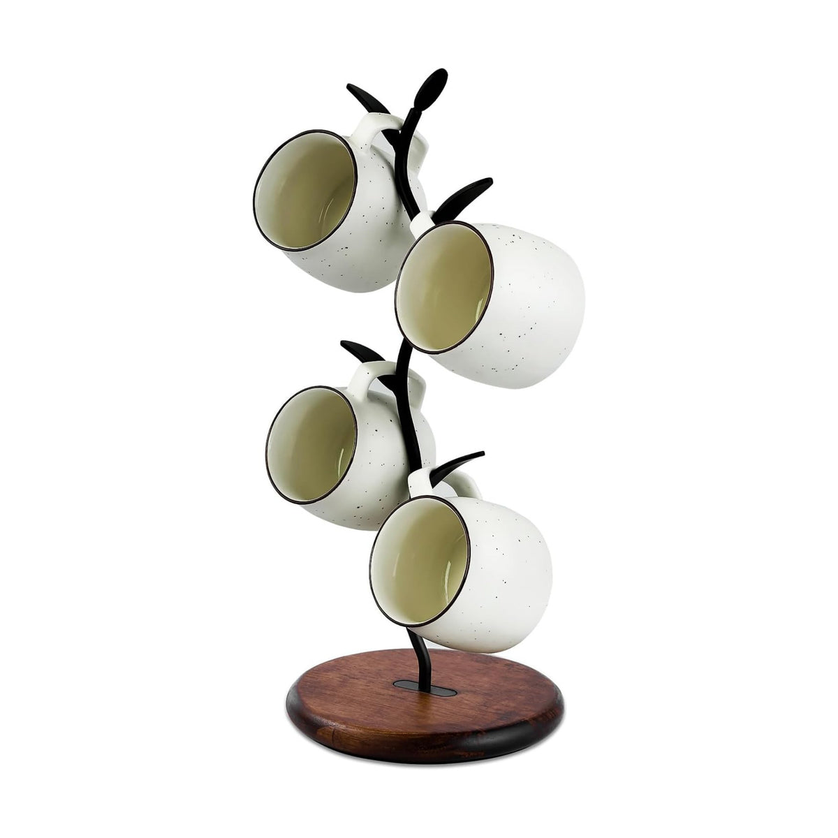 Coffee Mug Tree, Mug Holder for Countertop, Cups Storage Rack, Mugs Stand for Coffee Bar Decor & Home Kitchen Organizer
