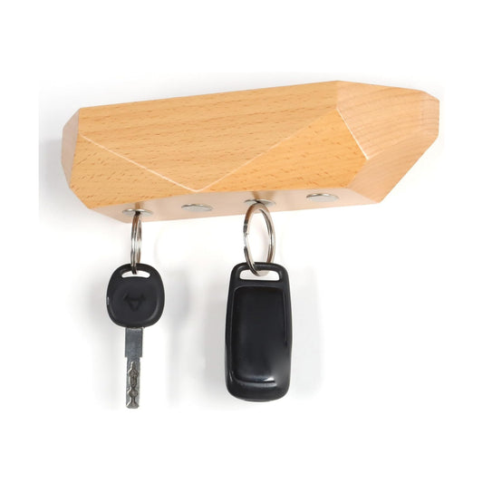 Key Holder Wall Mount Magnetic Key Holder Key Rack Key Hanger Key Hooks / Wood
