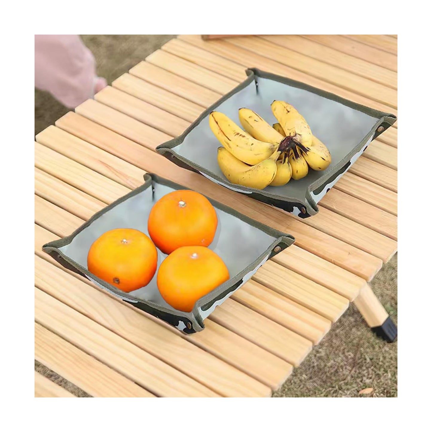 Foldable Valet Tray / Camo / Set of 2
