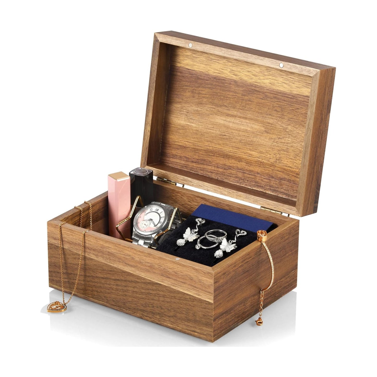 Wood Memory Box / Acacia / Small / 3 x 5