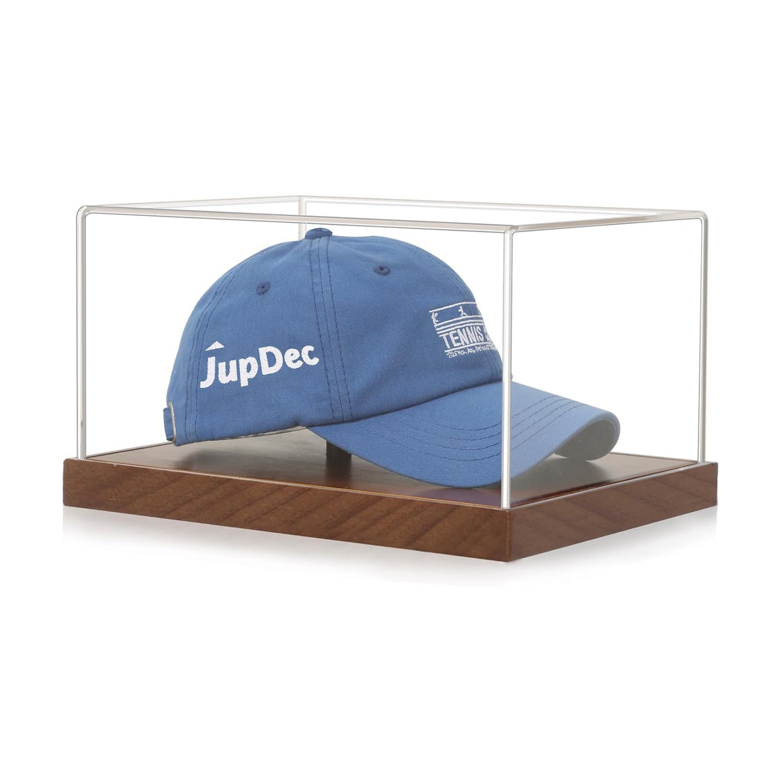 Hat Display Case, Clear Acrylic Baseball Cap Display Box Stand, UV Protection Signed Hat Transparent Showcase with