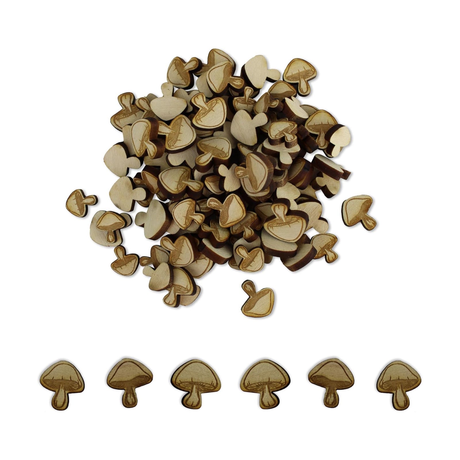 Rustic Wooden Wedding Decor Party Table Scatter Decorations / Mushroom / 100.0