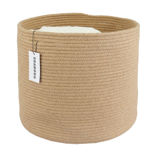 Rope Basket For Girls Boys Kids " Baby Laundry Baskets Nursery Bin Round Woven / Jute / 16 x 14