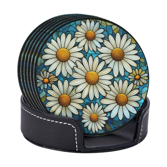 Holder / Coasters for Drinks / Daisy / Set of 6